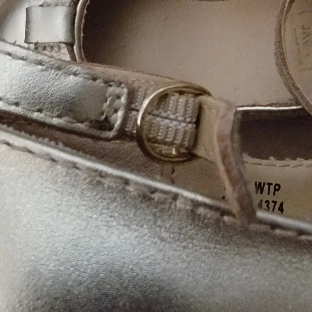 Janie & Jack | Gold Mary Jane Round toe ballerina flats Size 4 toddlers
